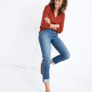 Madewell High-Rise Slim Boyjean in Size 24